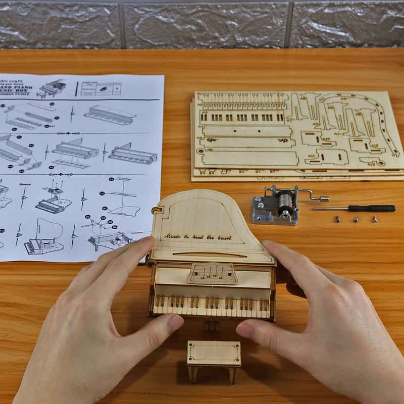 Boite A Musique Diy - Piano À Queue – Image 4