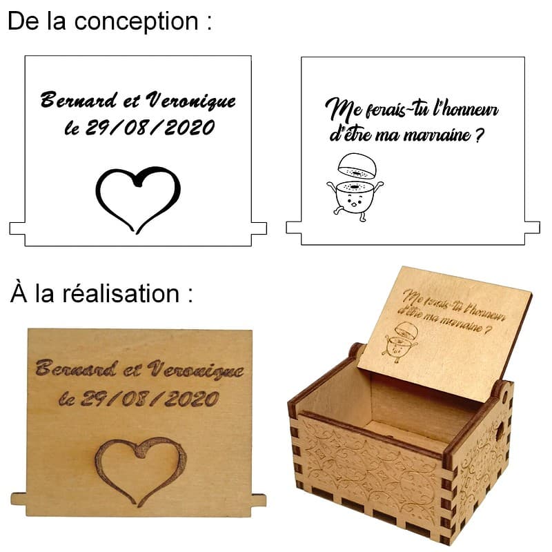 Boite A Musique Boîte A Musique Personnalisée – Image 4
