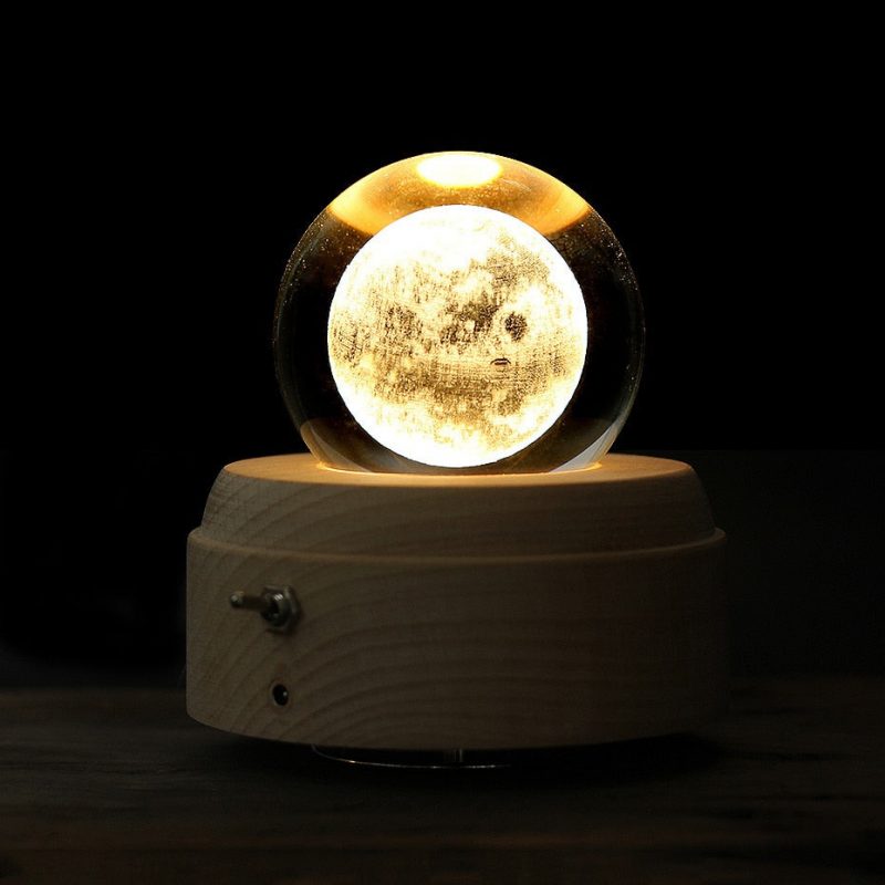 Boite A Musique Lumineuse Lune – Image 5