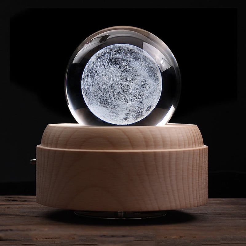 Boite A Musique Lumineuse Lune – Image 2