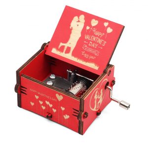 Boite A Musique Manivelle Saint-Valentin